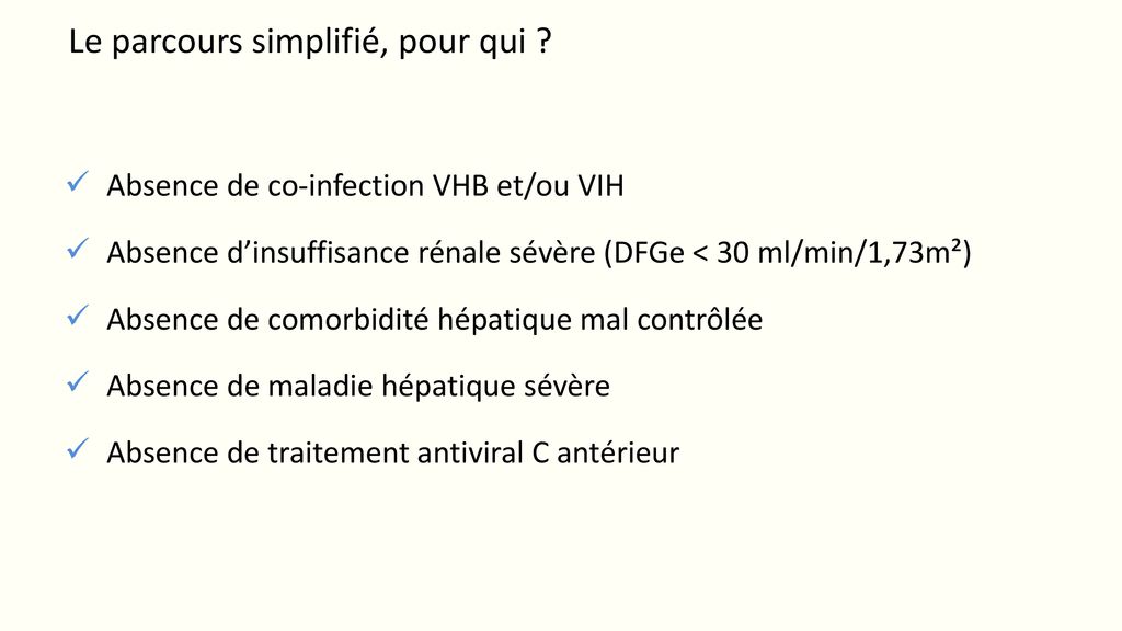 Recommandations Pour L Limination De Linfection Par Le Vhc En France